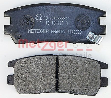 METZGER 1170529 Bremsbelagsatz, Scheibenbremse